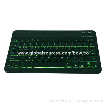 Backlit Bluetooth Keyboard for iPad 2/3/4, 10-inch Tablets, Google's Android/Microsoft's Windows/iOS